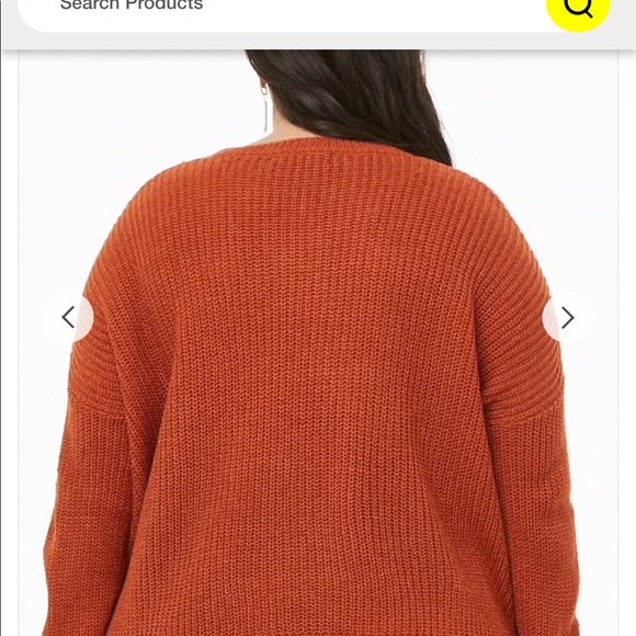 Plus Size Ribbed Round Neck Sweater - Picture 4 of 4